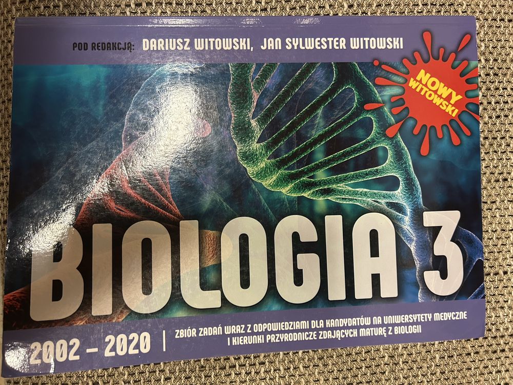 Nowy Witowski, Biologia 1,2,3 (Zadania od 2002 do 2020)