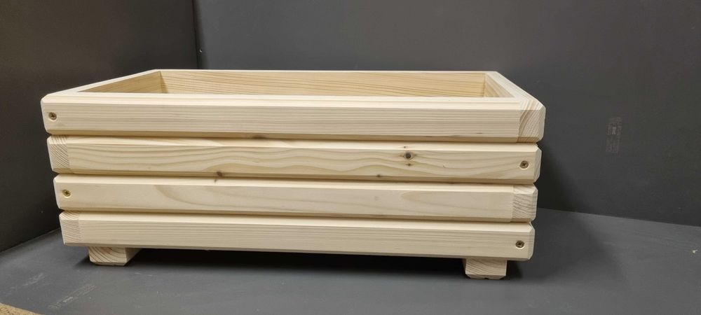 Wyprzedaż Donica drewniana donice drewniane skrzynka warzywniak