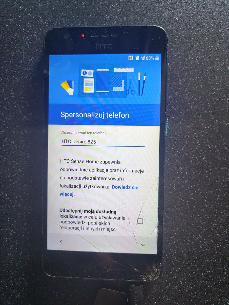 Telefon smartfon HTC desire 825