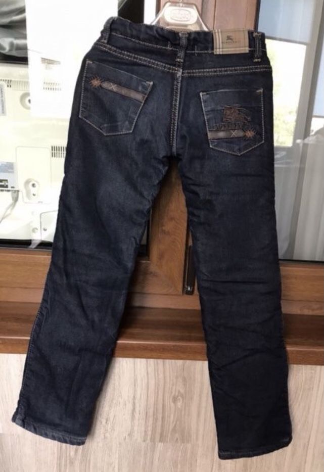 Турецкие джинсы на флисе р.128 продаются