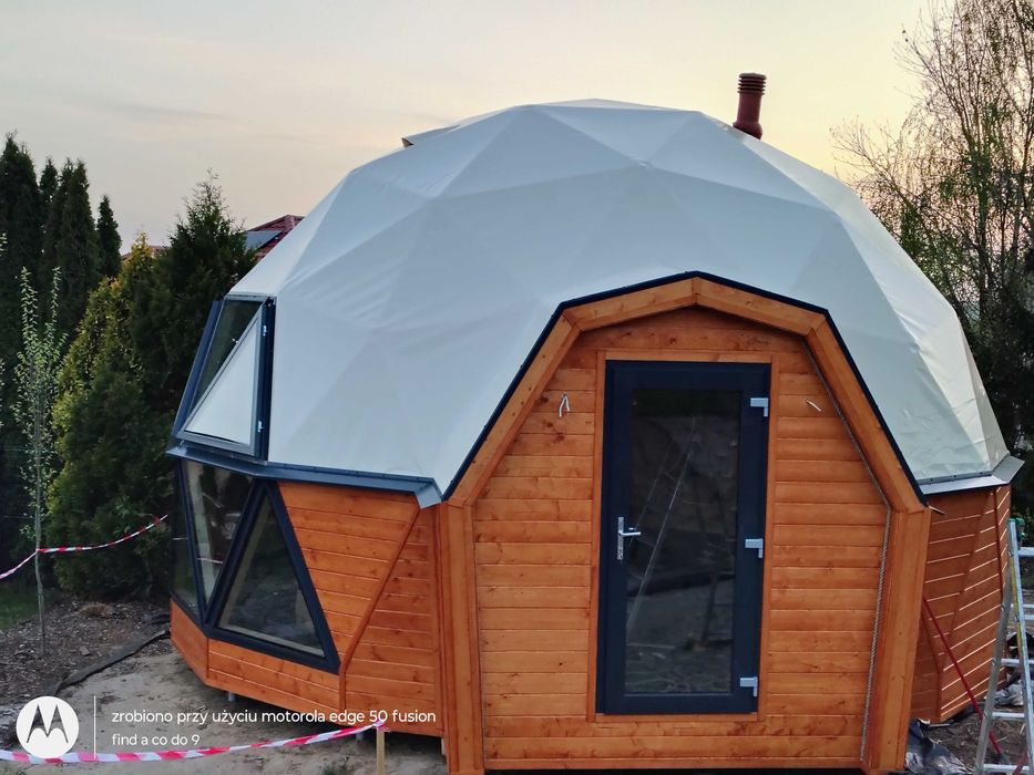 Kopuła całoroczna, glamping, domek letniskowy sala warsztatowa