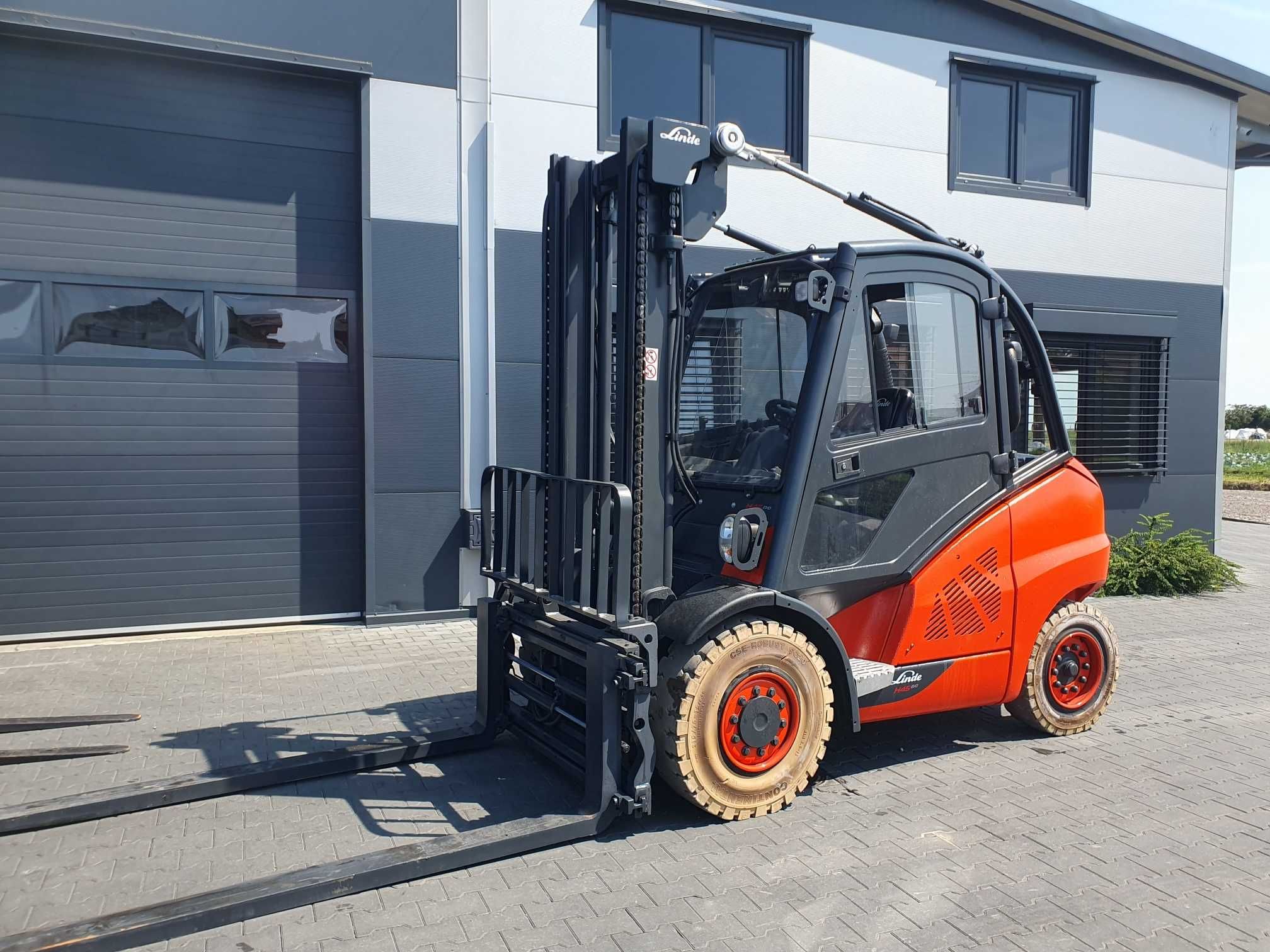 Wózek widłowy Linde H45D-02 2019r Pozycjoner Diesel Kabina H50 H40 H35