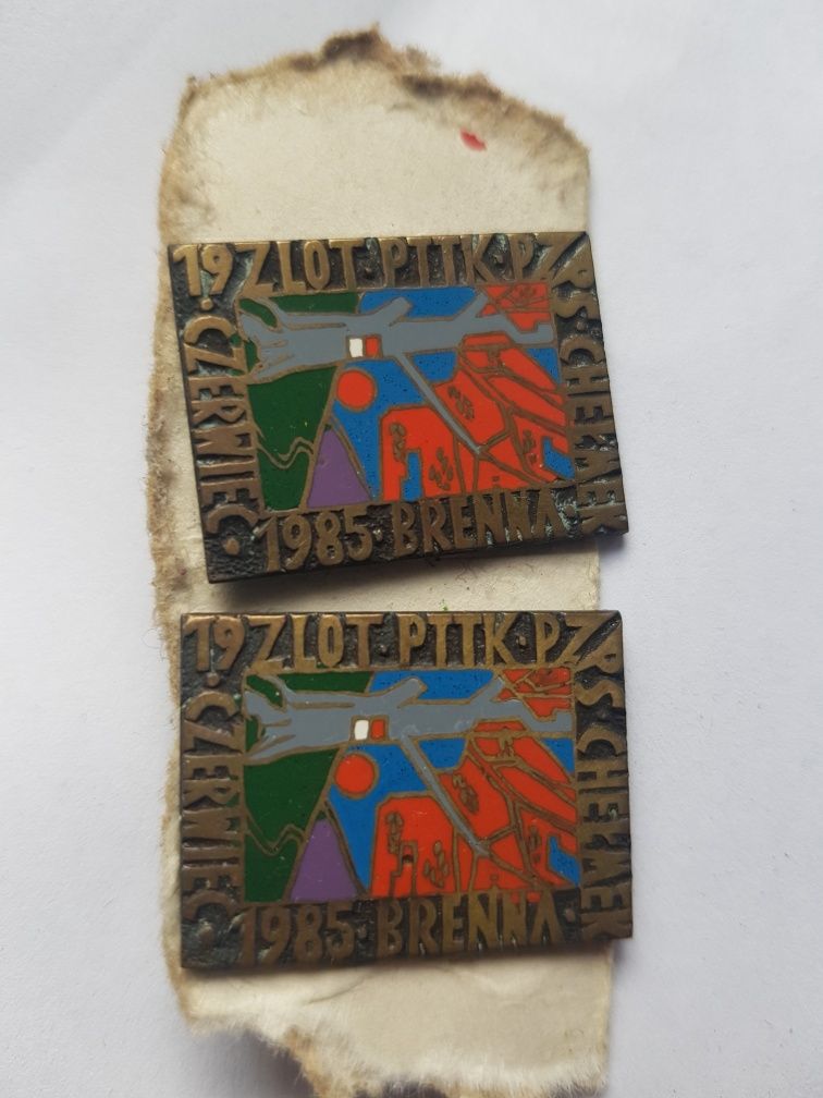 Odznaka PTTK Brenna 1985r.