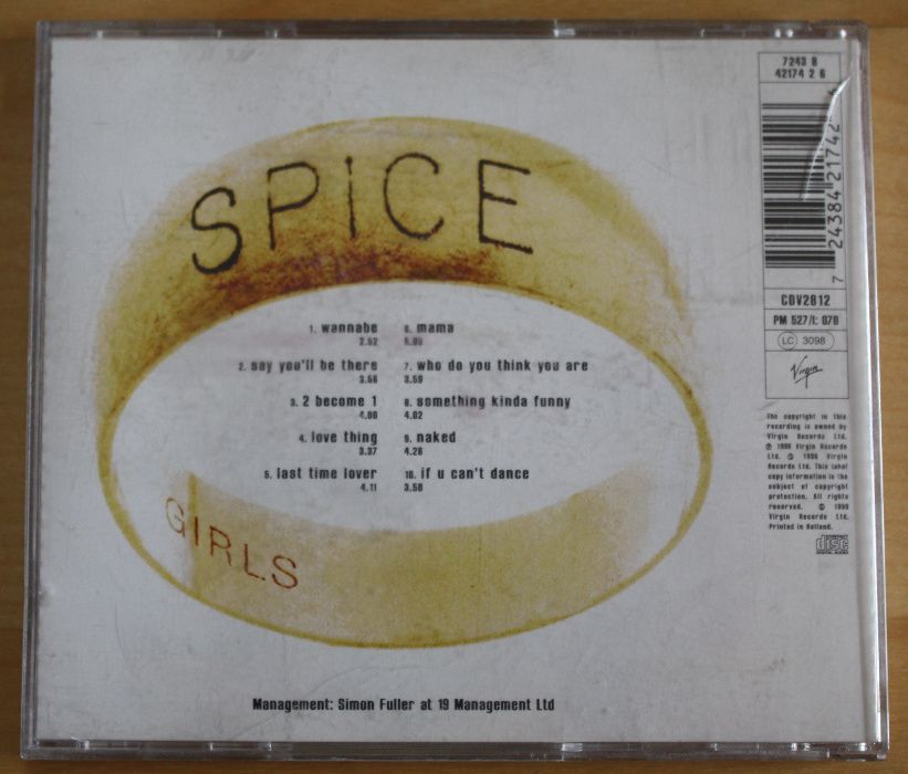 Álbum SPICE GIRLS, Raro, como novo