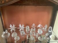 1- Conjunto de 25 - Figuras de Cristal - Swarovski - 3/ c/ defeitos