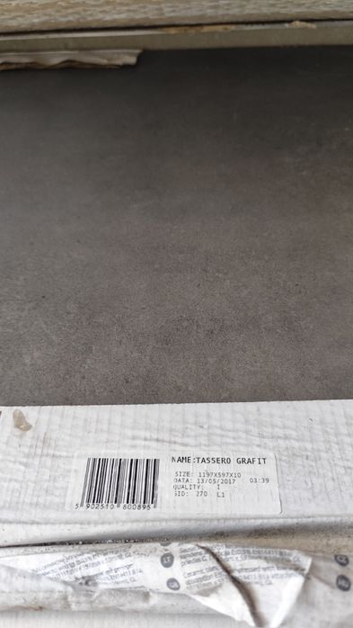 Płytki Tassero Grafit 120x60