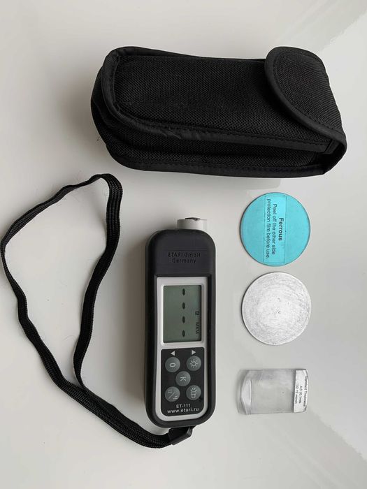 ПРИБОР ET-111 Проверка Лакокраски Толщиномер Полный комплект !!!