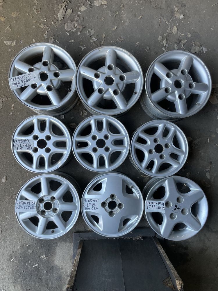 Продаю  распарованные литые диски R15-R22