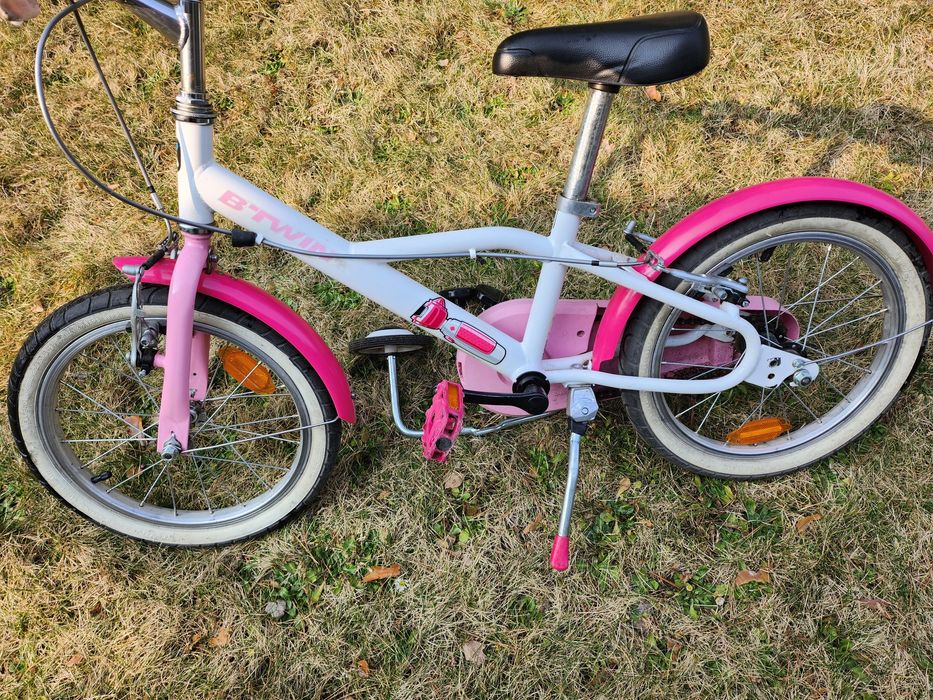 Rower decatlon btwin 16 cali  dla dziewczynki