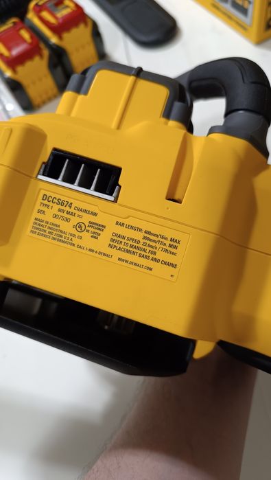 Dewalt dcmcst635 54 / 60 v dccs674 пила цепная ланцюгова з Америки