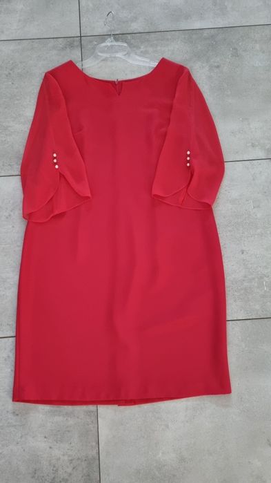 Elegancka piękna sukienka Wesele Komunia chrzest  rozm.44 xxl