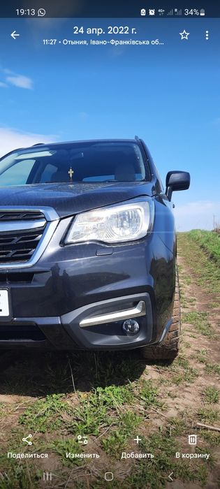 Продается Subaru forest  sj   2.5  2016