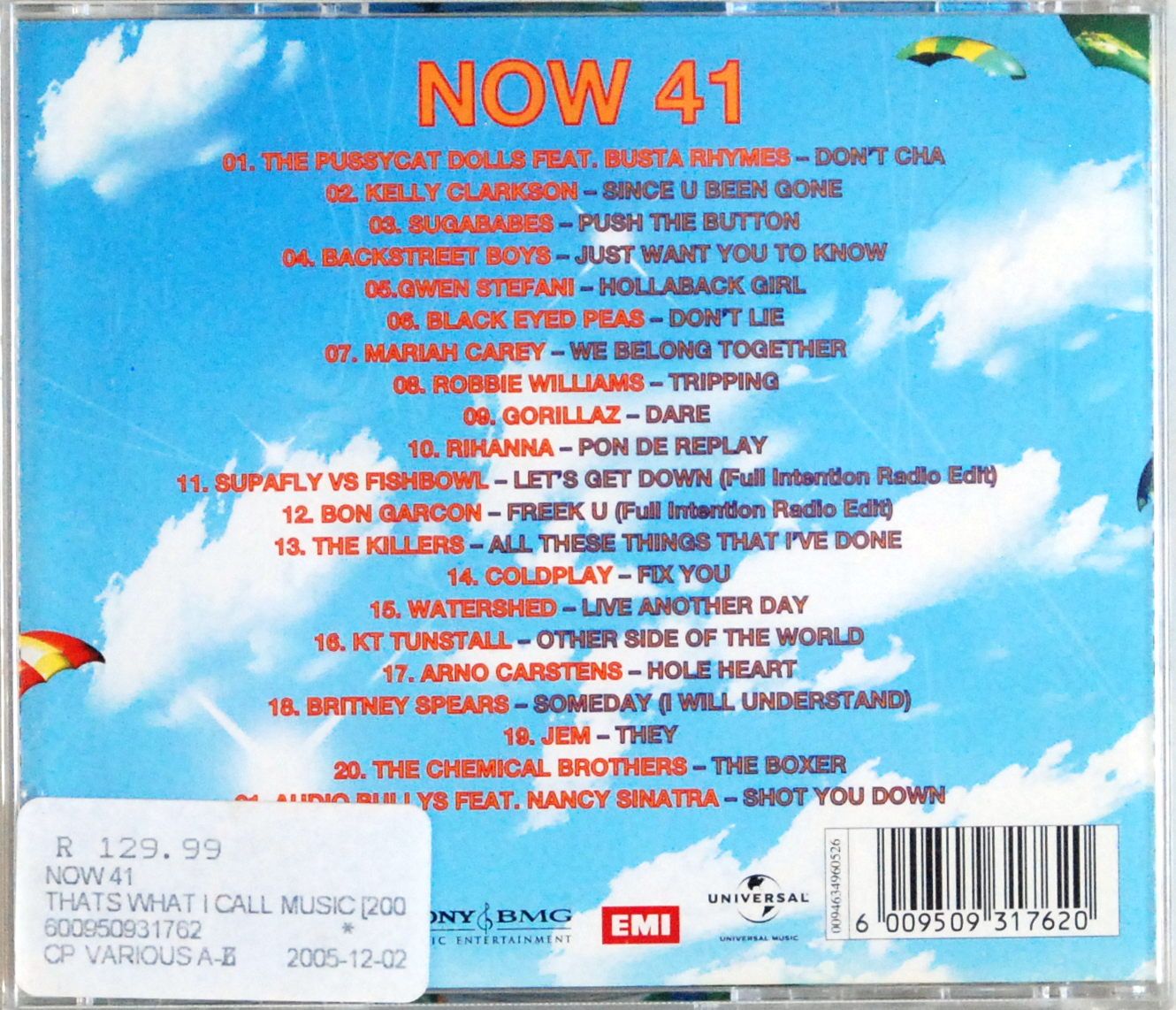 (CD) VA - Now That's What I Call Music! 41 (RPA)