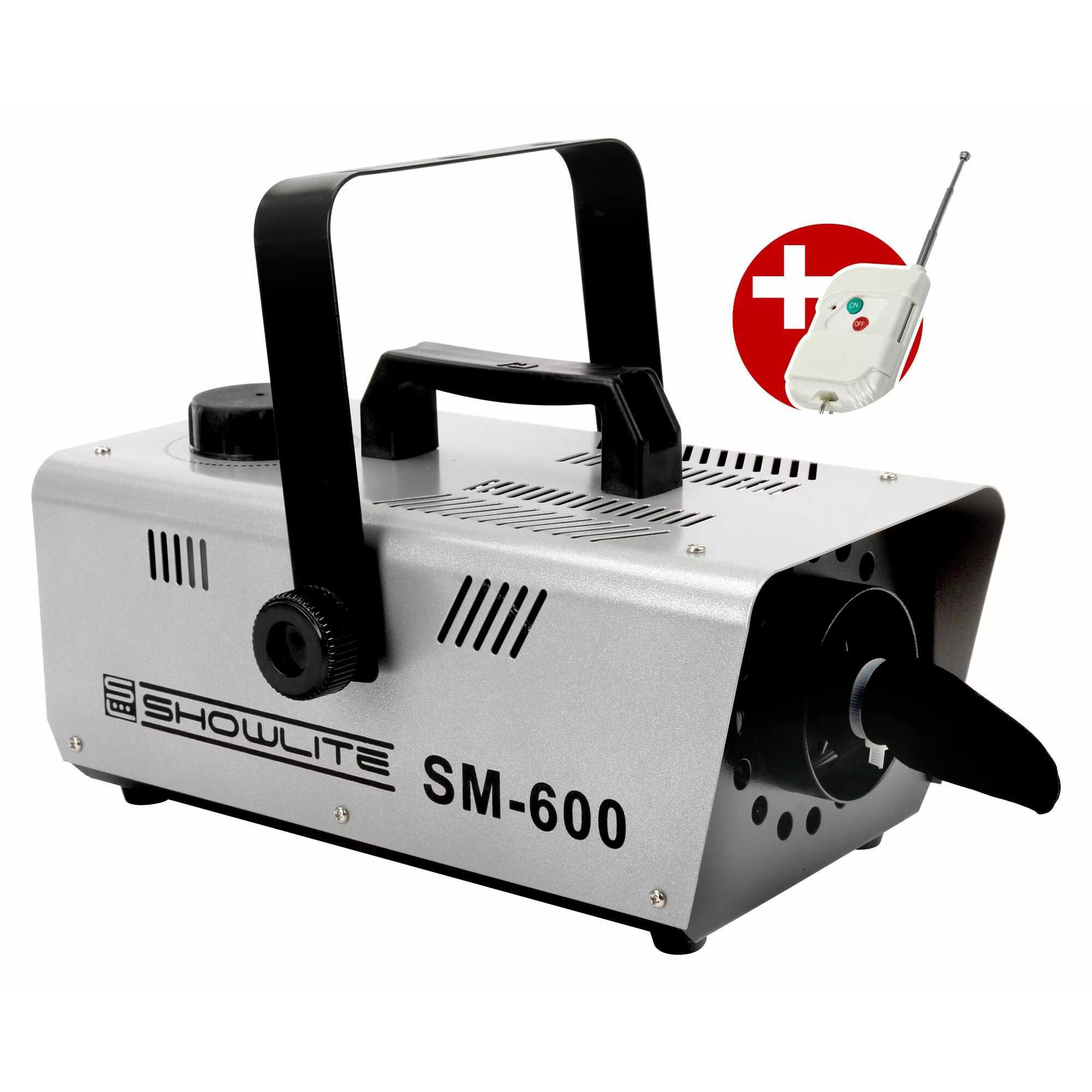 Showlite SM-600 Snow Machine 600W z pilotem