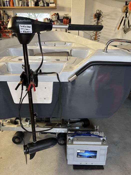 Silnik ekektryczny zaburtowy MotorGuide R3 + akumulator Vetus AGM