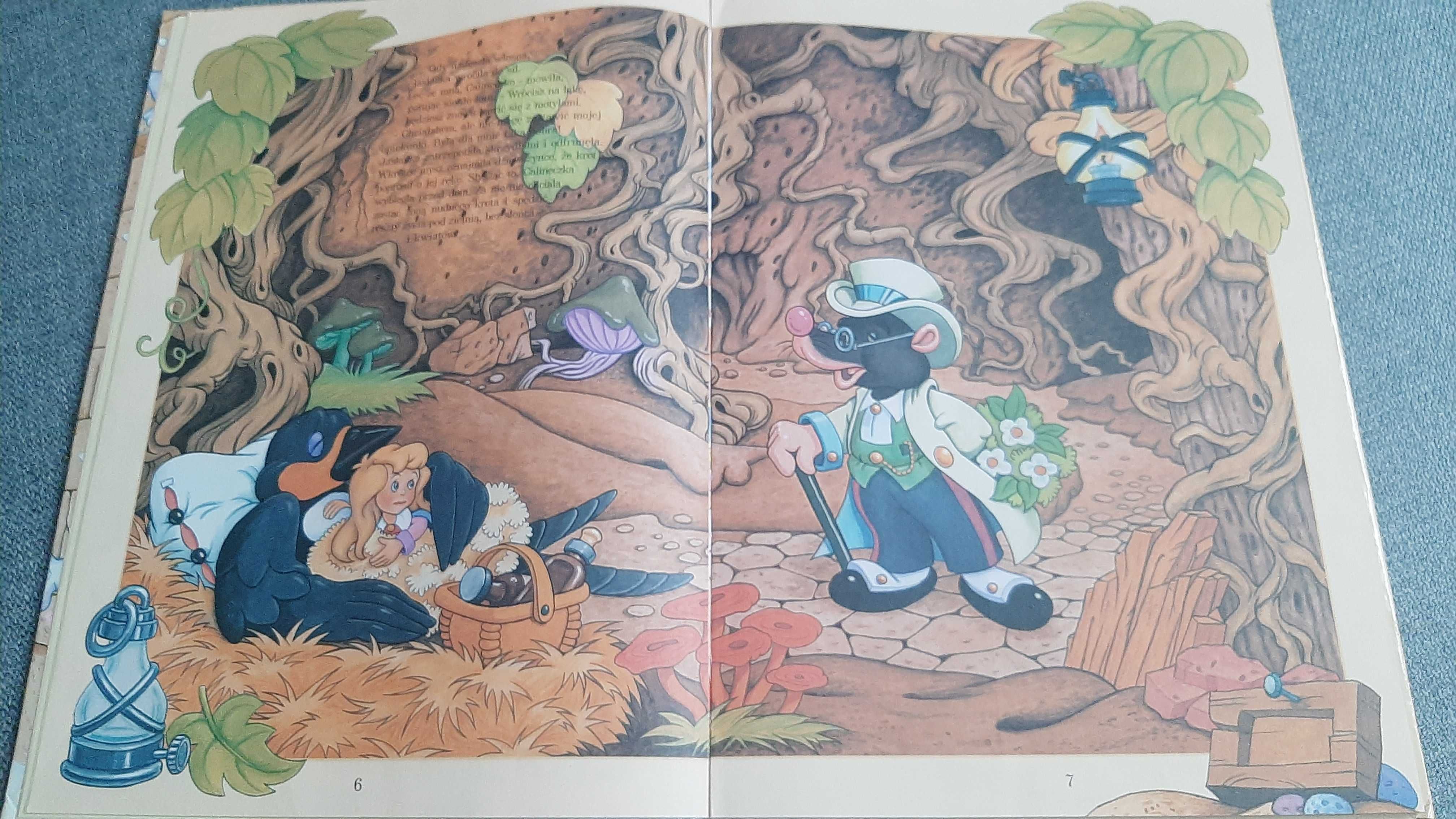 Hans Christian Andersen Baśnie zbiór 6baś Calineczka Brzydkie kaczątko