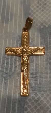 Крест, крестик с медицинского золота б у