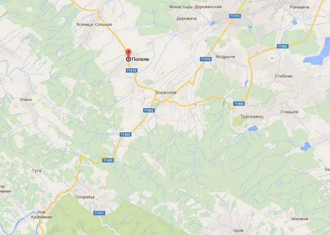 Земельна ділянка в с.Попелі 10 км від м.Трускавець, 12 км від Східниці