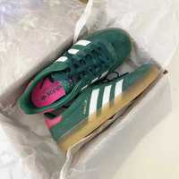 Adidas Gazelle Collegiate Green Lucid Pink (damskie) EU 39