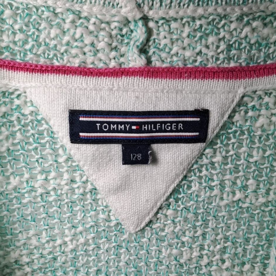 Ażurowy kardigan narzutka Tommy Hilfiger (128)