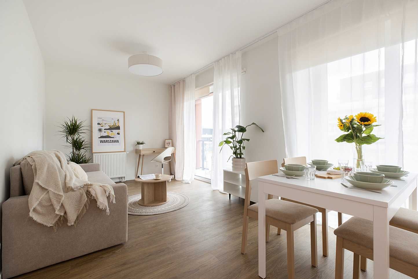 Apartament 3-pokoje z balkonem| Bezpośrednio| Przyjazne zwierzętom