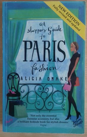 Książka po angielsku "A shopper's guide to Paris fashion"