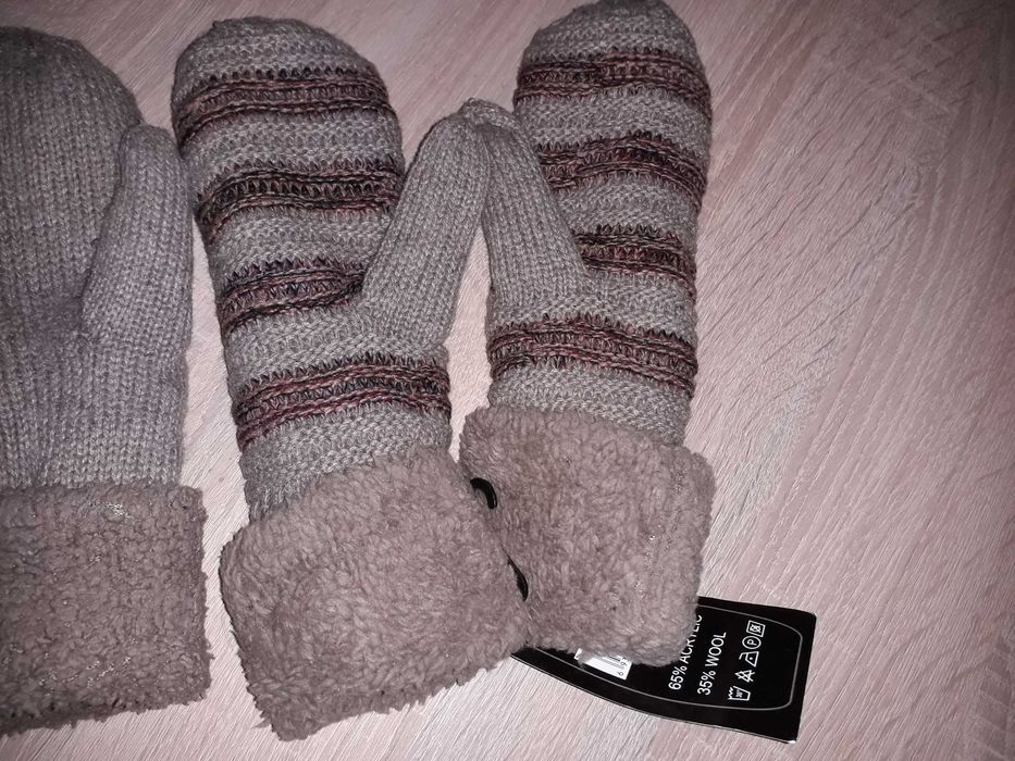 Rękawice ocieplane damskie roz.S/M