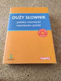 Duży Słownik polsko niemiecki niemiecko-polski Martel GRATIS słownicze