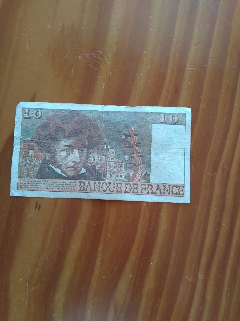 Nota de 10 francos franceses