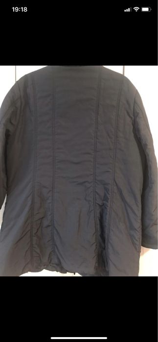 Gerry Weber Edition Outdoor długa czarna kurtka ocieplana 46