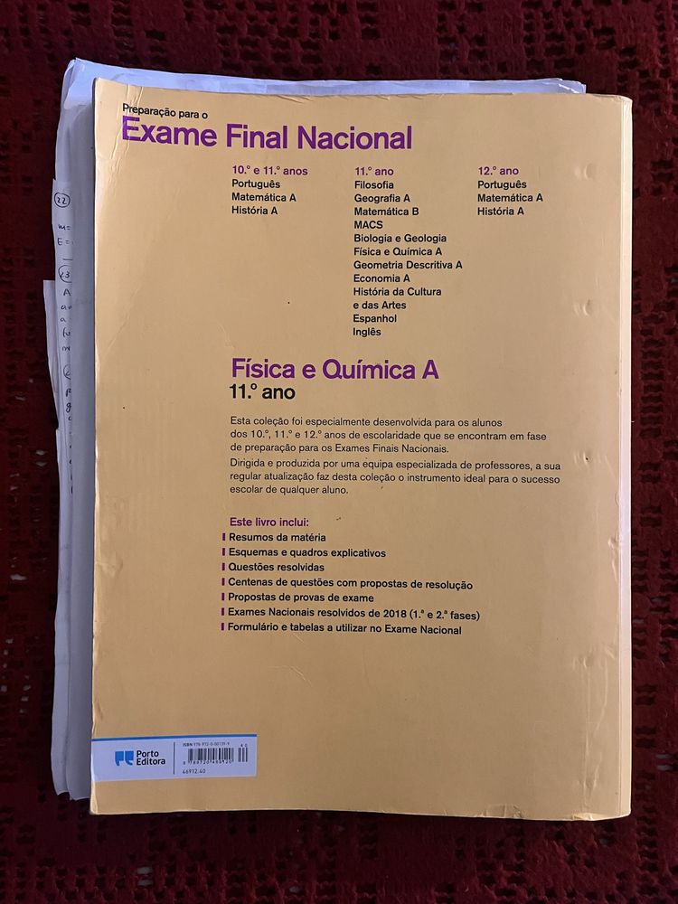 Exames Nacionais Fisica e Química 11° Ano