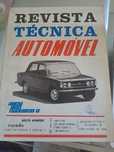 Revista técnica automóvel Fiat 124 Special T de 1975 e brochura