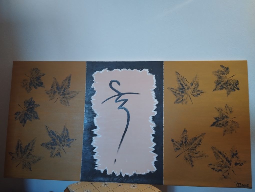 Tela a óleo nova