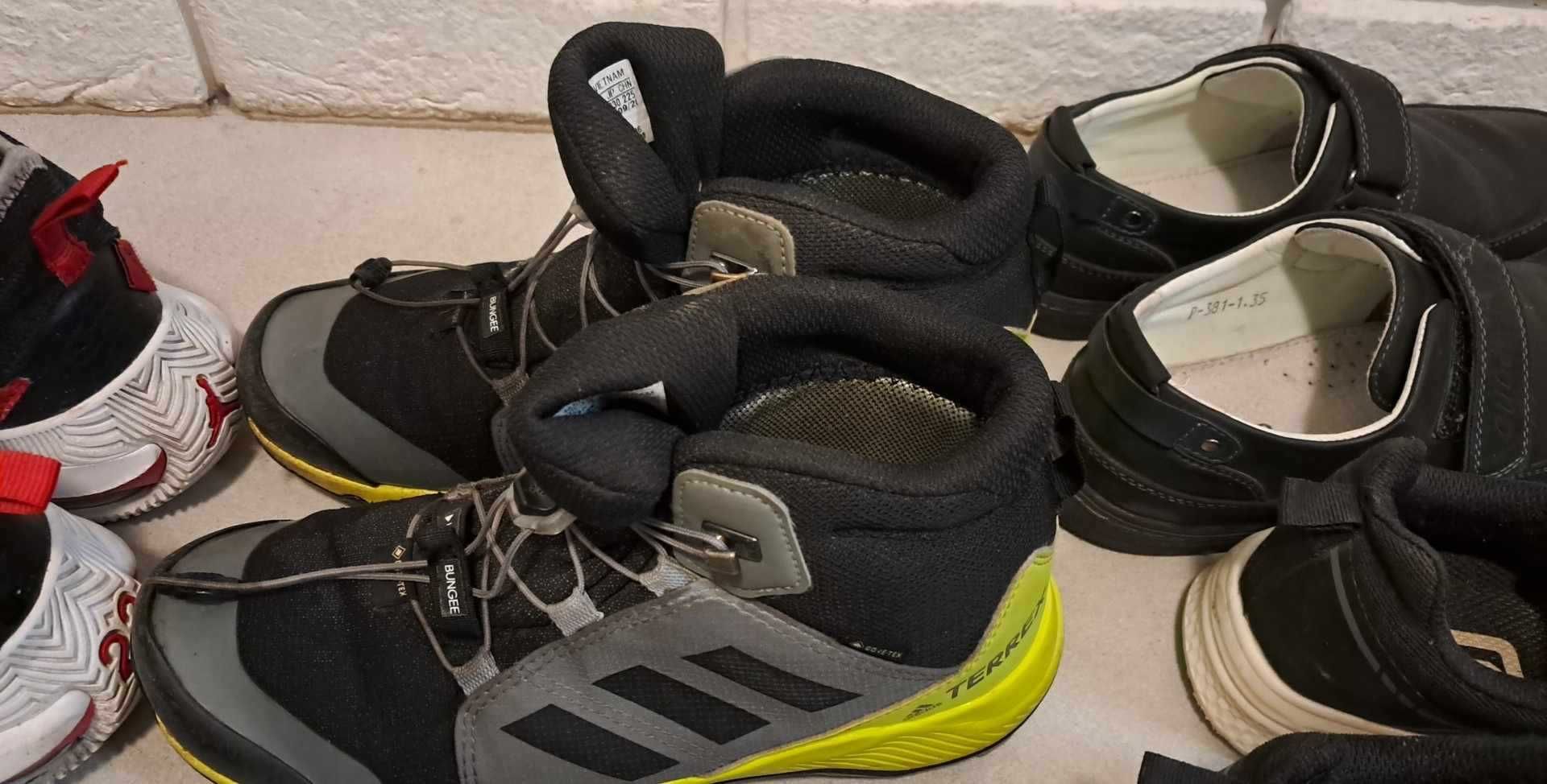 6 par butów chłopięcych 35 - 38 buty chłopięce Jordan Adidas Nike