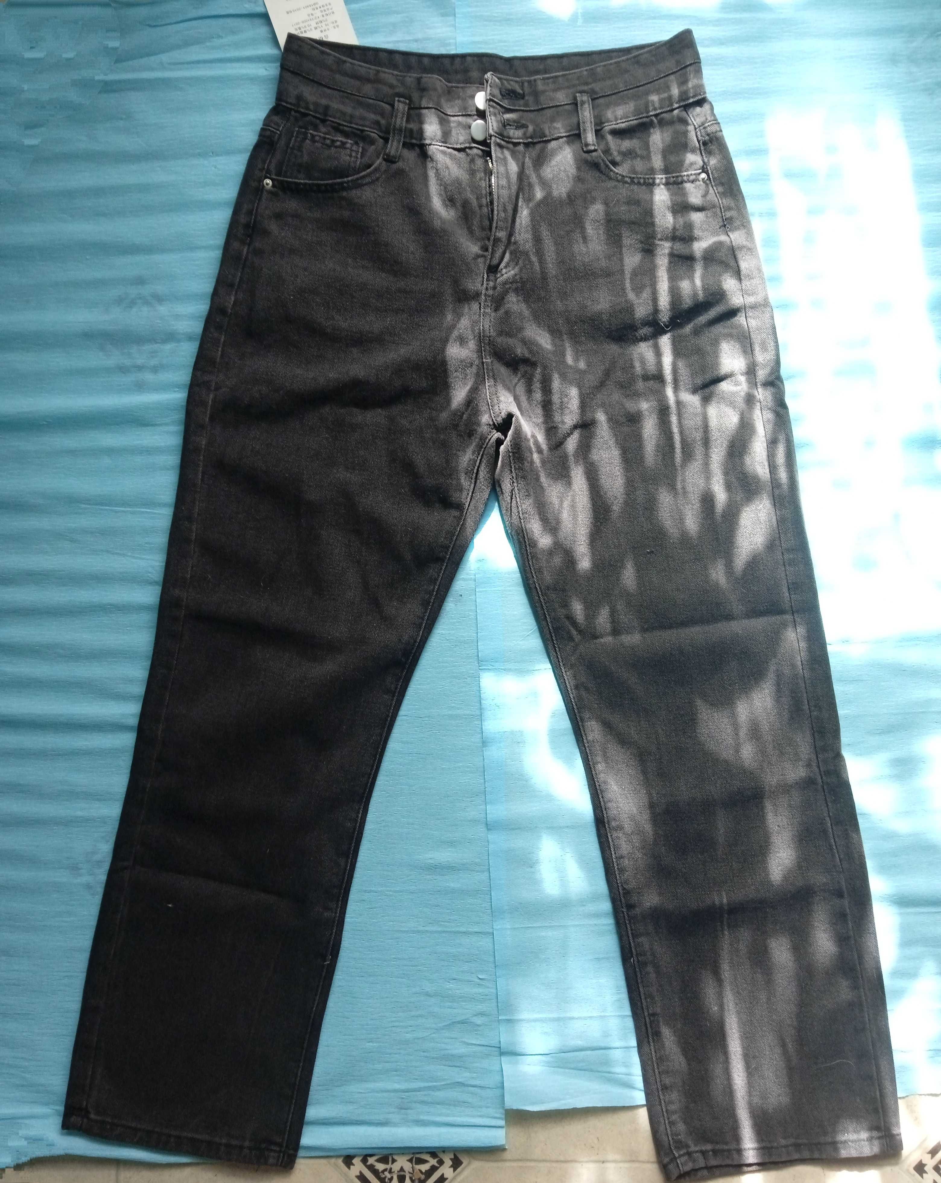 Сірі легкі джинси прямі трендові широкі нові з біркою