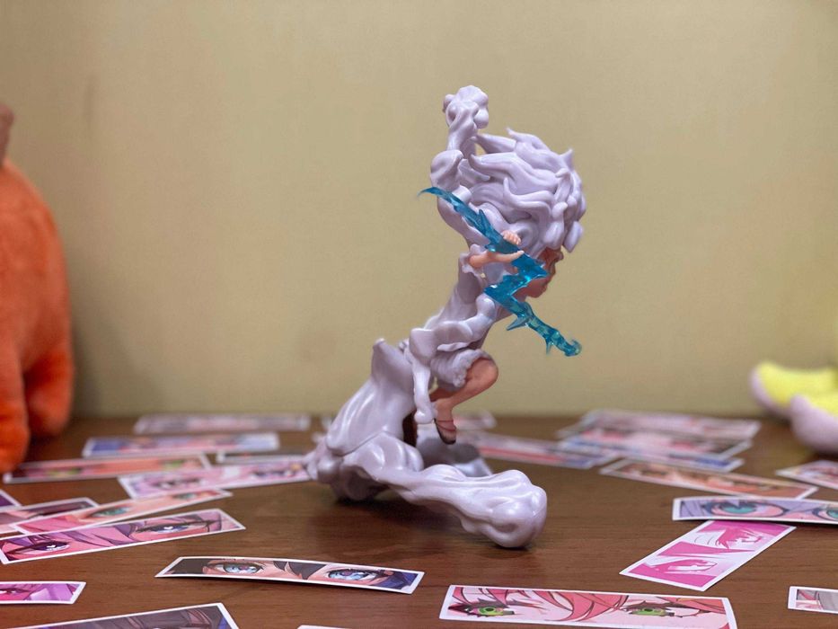 НОВА аніме фігурка Луффі Gear 5 One Piece / 18 см + 3 наліпки бонусом