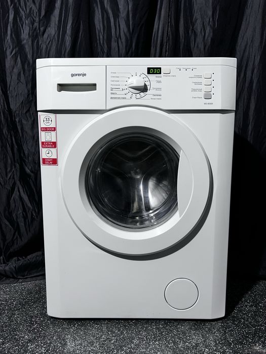 5 кг 1000 об стиральная машина gorenje ws40109 с дисплеем. Доставка