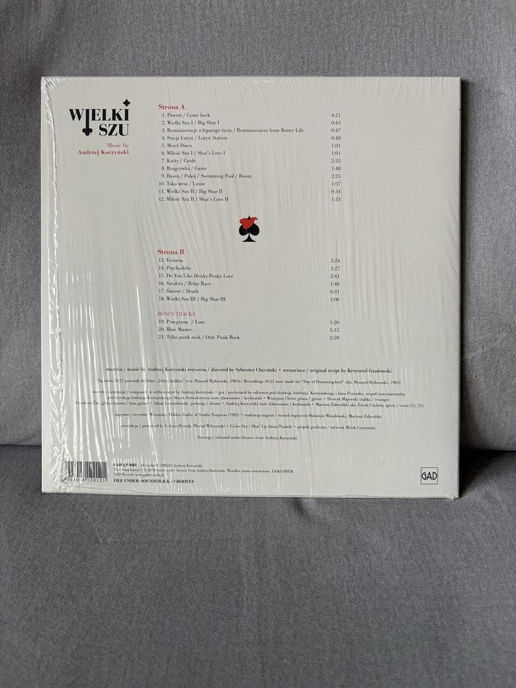 Wielki Szu music by Andrzej Korzyński [LP KOLOR]
