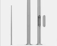 Słup aluminiowy SAL-4 4m inox C45 ROSA kat. 42102/c45