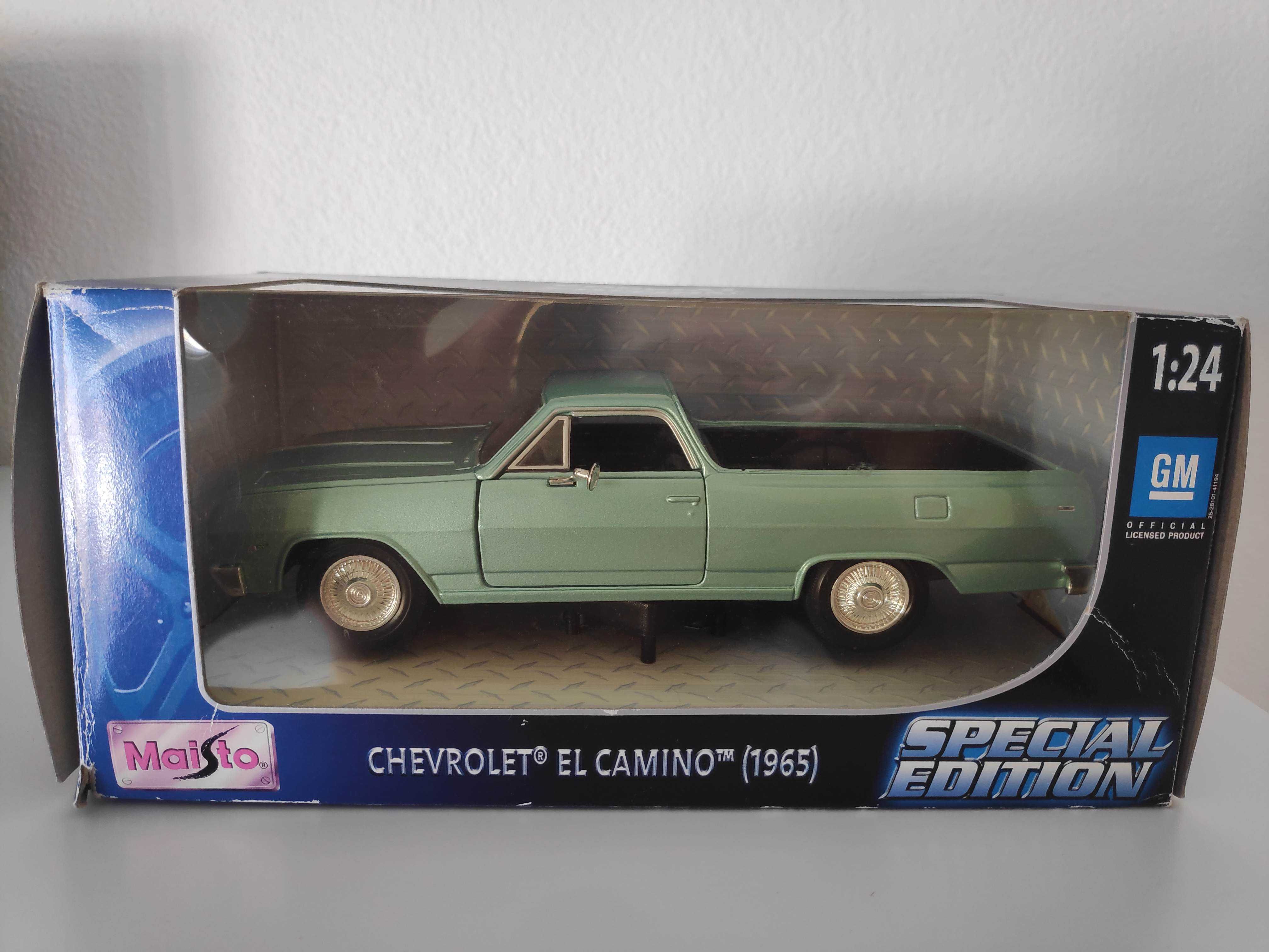 chevrolet el camino de 1965 a escala 1:24