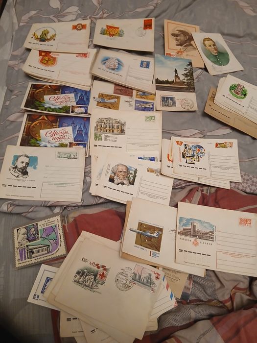 Продам  филателистические конверты и карточки