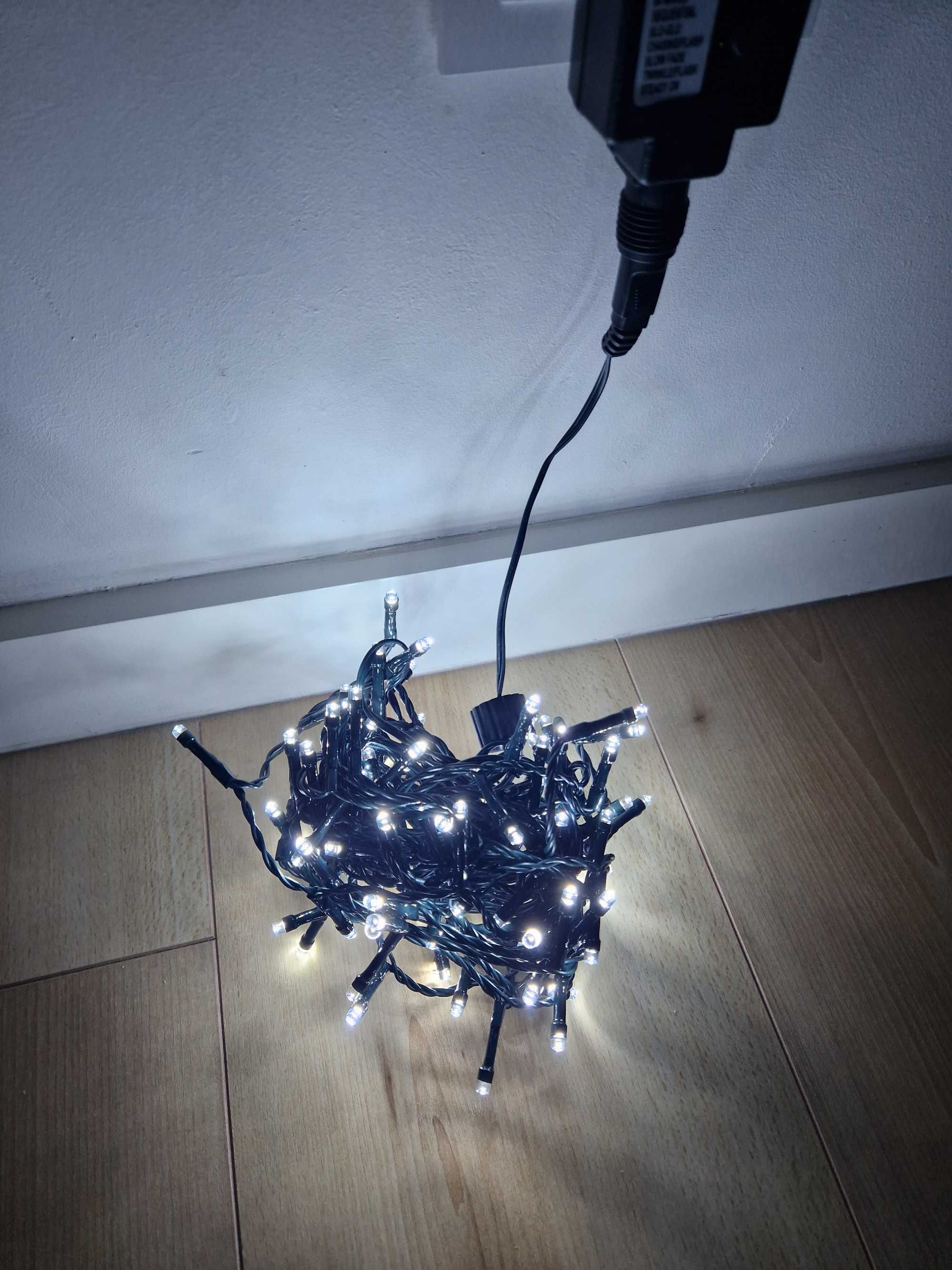 Luzes 100 leds para árvore de Natal