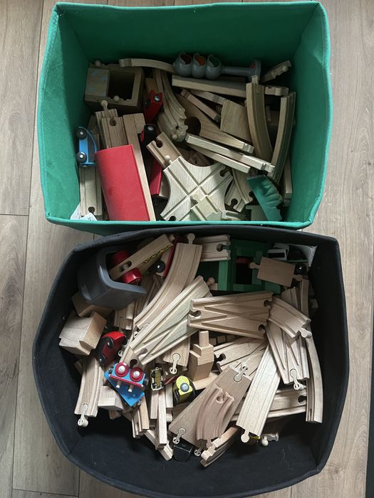 Zestaw Drewnianych torów IKEA