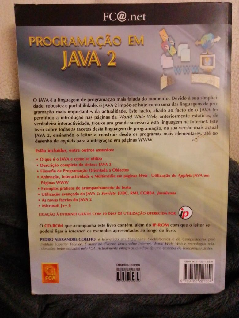 3 Livros JAVA and CORBA/Microsoft Windows XP Professional / JAVA 2