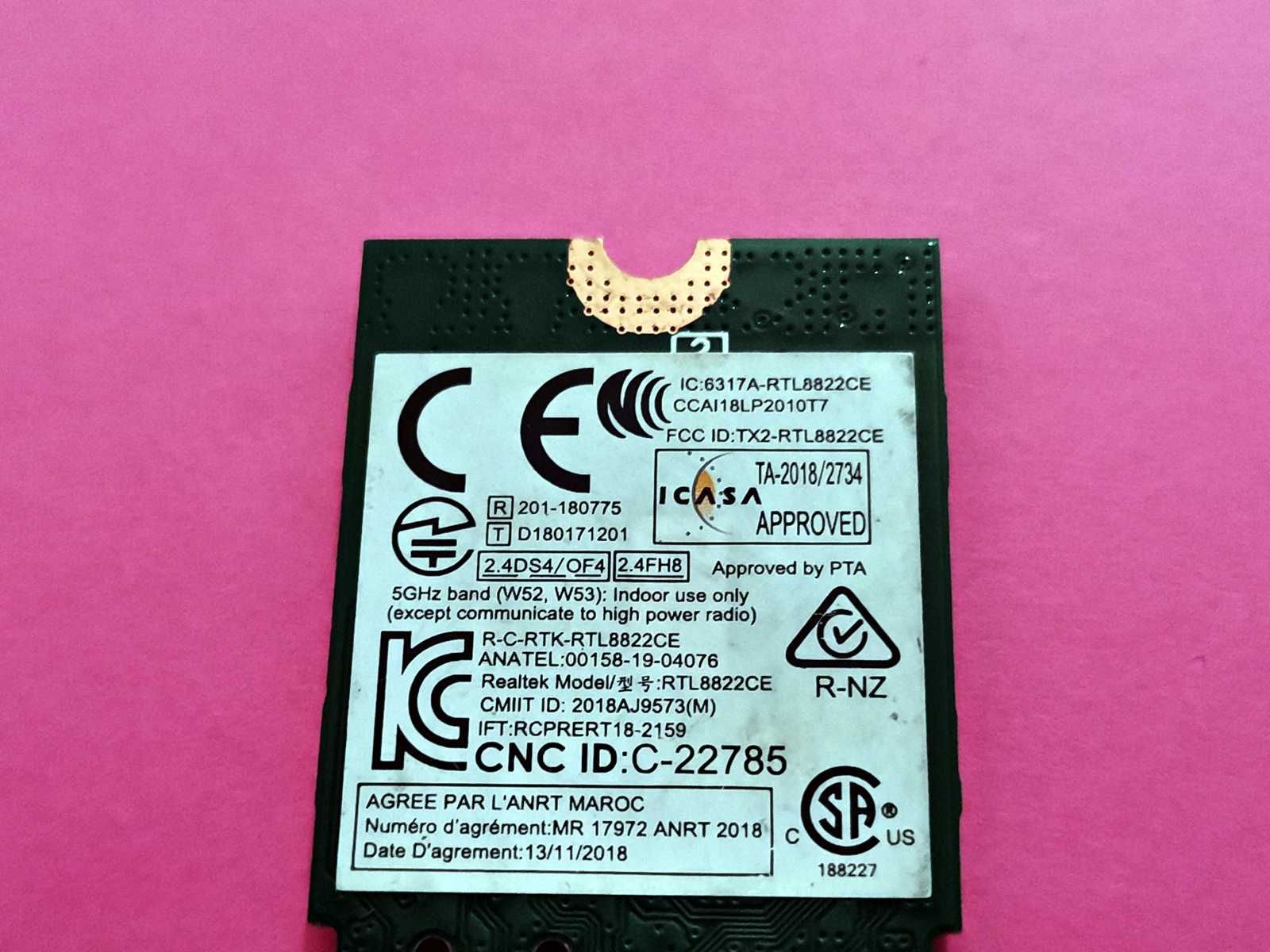 ReaLTek RTL8822cE - Karta Sieciowa WiFi