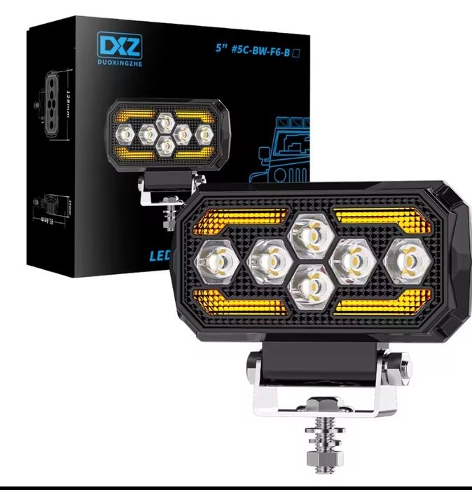 Лампа для авто 9-30В, 25W, IP68, протитуман, офф-роуд