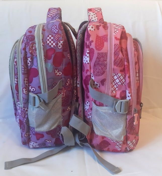 Школьный розовый рюкзак для девочки.
