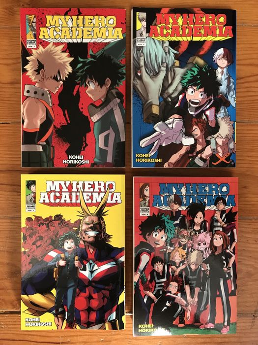 Livros My Hero Academia Manga inglês