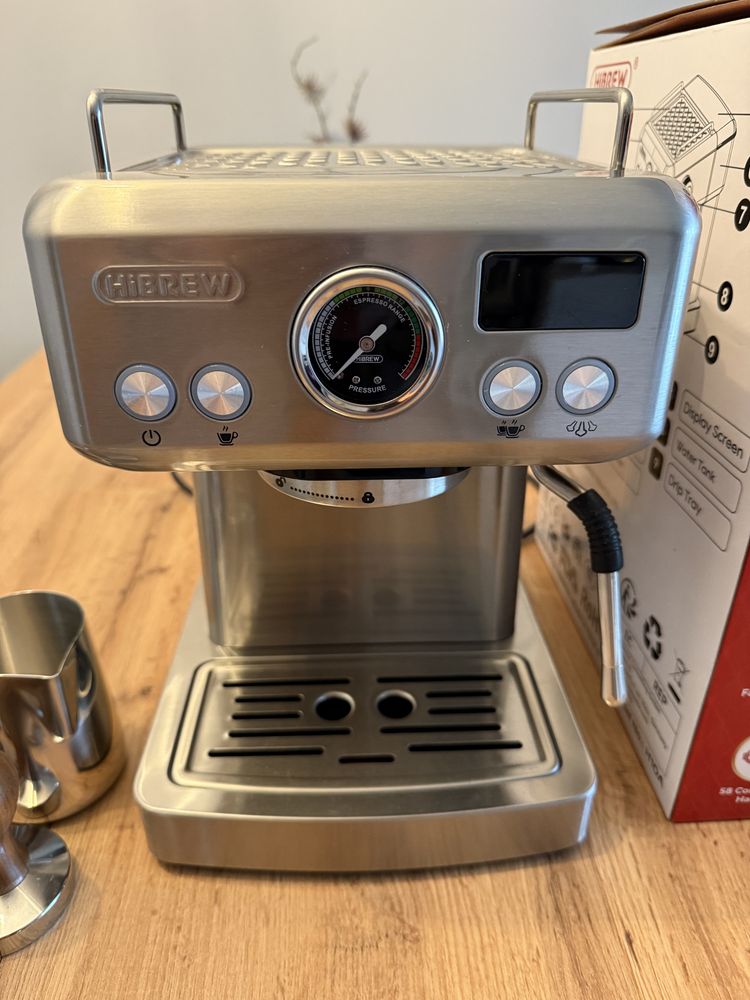 Ekspres Ciśnieniowy HiBREW H10A 58mm Gratisy Dowóz Śląsk