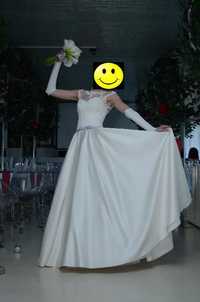 Свадебное платье (под рост 175-185см)